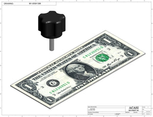 Automatic plastic and metal bottle unscrambler machine with 48 inches bowl, model TruSort-48, Component M1-00591388, by Acasi Machinery Inc.