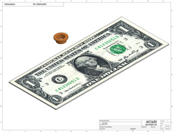 Automatic plastic and metal bottle unscrambler machine with 48 inches bowl, model TruSort-48, Component M1-06454490, by Acasi Machinery Inc.