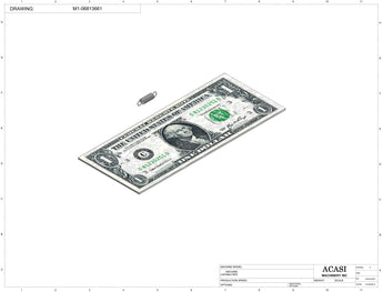 Automatic plastic and metal bottle unscrambler machine with 48 inches bowl, model TruSort-48, Component M1-06813661, by Acasi Machinery Inc.