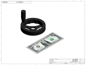 Automatic plastic and metal bottle unscrambler machine with 48 inches bowl, model TruSort-48, Component M1-64829500, by Acasi Machinery Inc.