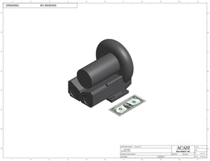 Automatic plastic and metal bottle unscrambler machine with 48 inches bowl, model TruSort-48, Component M1-80059355, by Acasi Machinery Inc.