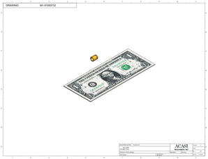 Automatic plastic and metal bottle unscrambler machine with 48 inches bowl, model TruSort-48, Component M1-91093732, by Acasi Machinery Inc.