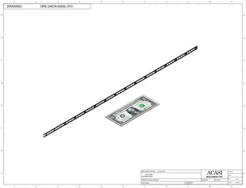 Automatic plastic and metal bottle unscrambler machine with 48 inches bowl, model TruSort-48, Component ORE-38CN-S050L-5TC, by Acasi Machinery Inc.