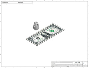 Automatic plastic and metal bottle unscrambler machine with 48 inches bowl, model TruSort-48, Electrical Component SMB30FA_001, by Acasi Machinery Inc.
