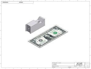 Automatic plastic and metal bottle unscrambler machine with 48 inches bowl, model TruSort-48, Part 203040, by Acasi Machinery Inc.