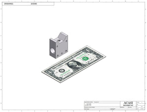 Automatic plastic and metal bottle unscrambler machine with 48 inches bowl, model TruSort-48, Part 203090, by Acasi Machinery Inc.