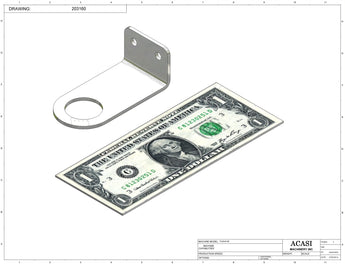 Automatic plastic and metal bottle unscrambler machine with 48 inches bowl, model TruSort-48, Part 203160, by Acasi Machinery Inc.