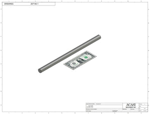 Automatic plastic and metal bottle unscrambler machine with 48 inches bowl, model TruSort-48, Part 207140-1, by Acasi Machinery Inc.