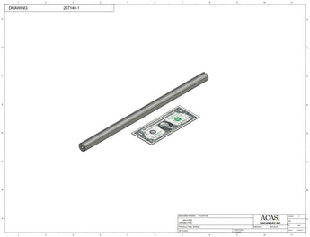 Automatic plastic and metal bottle unscrambler machine with 48 inches bowl, model TruSort-48, Part 207140-1, by Acasi Machinery Inc.