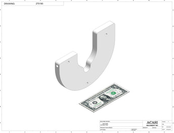 Automatic plastic and metal bottle unscrambler machine with 48 inches bowl, model TruSort-48, Part 207190, by Acasi Machinery Inc.