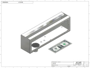 Automatic plastic and metal bottle unscrambler machine with 48 inches bowl, model TruSort-48, Part 211010E, by Acasi Machinery Inc.