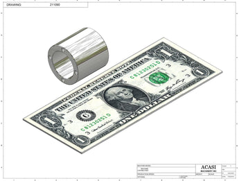 Automatic plastic and metal bottle unscrambler machine with 48 inches bowl, model TruSort-48, Part 211090, by Acasi Machinery Inc.