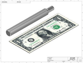 Automatic plastic and metal bottle unscrambler machine with 48 inches bowl, model TruSort-48, Part 504-300, by Acasi Machinery Inc.