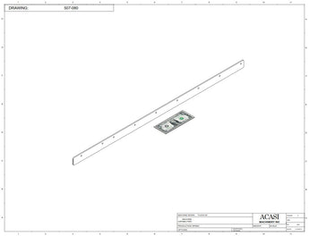 Automatic plastic and metal bottle unscrambler machine with 48 inches bowl, model TruSort-48, Part 507-080, by Acasi Machinery Inc.