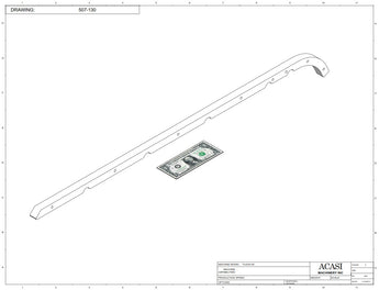 Automatic plastic and metal bottle unscrambler machine with 48 inches bowl, model TruSort-48, Part 507-130, by Acasi Machinery Inc.