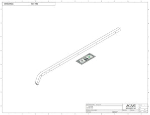 Automatic plastic and metal bottle unscrambler machine with 48 inches bowl, model TruSort-48, Part 507-142, by Acasi Machinery Inc.