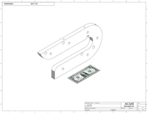 Automatic plastic and metal bottle unscrambler machine with 48 inches bowl, model TruSort-48, Part 507-170, by Acasi Machinery Inc.