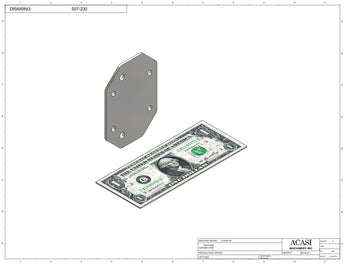 Automatic plastic and metal bottle unscrambler machine with 48 inches bowl, model TruSort-48, Part 507-230, by Acasi Machinery Inc.