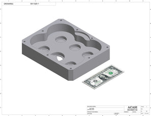 Automatic plastic and metal bottle unscrambler machine with 48 inches bowl, model TruSort-48, Part 551-020-1, by Acasi Machinery Inc.