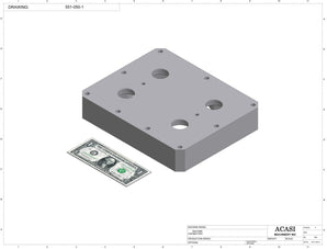 Automatic plastic and metal bottle unscrambler machine with 48 inches bowl, model TruSort-48, Part 551-050-1, by Acasi Machinery Inc.