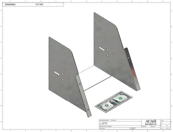 Automatic plastic and metal bottle unscrambler machine with 48 inches bowl, model TruSort-48, Part 557-060, by Acasi Machinery Inc.