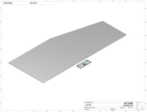 Automatic plastic and metal bottle unscrambler machine with 48 inches bowl, model TruSort-48, Part 559-240, by Acasi Machinery Inc.