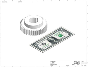 Automatic plastic and metal bottle unscrambler machine with 48 inches bowl, model TruSort-48, Part 560-010, by Acasi Machinery Inc.