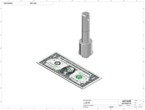 Automatic plastic and metal bottle unscrambler machine with 48 inches bowl, model TruSort-48, Part 560-050, by Acasi Machinery Inc.
