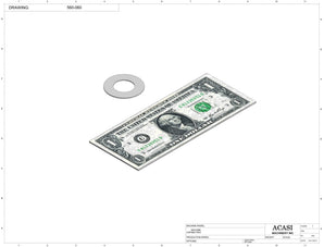 Automatic plastic and metal bottle unscrambler machine with 48 inches bowl, model TruSort-48, Part 560-060, by Acasi Machinery Inc.
