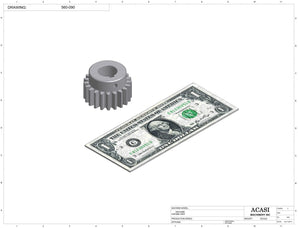 Automatic plastic and metal bottle unscrambler machine with 48 inches bowl, model TruSort-48, Part 560-090, by Acasi Machinery Inc.