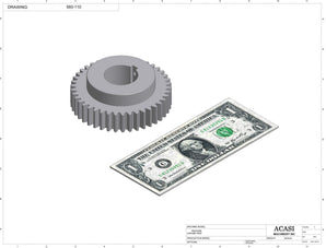 Automatic plastic and metal bottle unscrambler machine with 48 inches bowl, model TruSort-48, Part 560-110, by Acasi Machinery Inc.