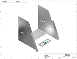 Automatic plastic and metal bottle unscrambler machine with 48 inches bowl, model TruSort-48, Part 587-250, by Acasi Machinery Inc.