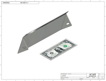 Automatic plastic and metal bottle unscrambler machine with 48 inches bowl, model TruSort-48, Part 587-260-V1.1, by Acasi Machinery Inc.
