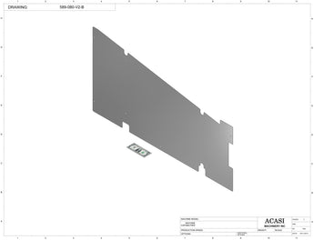 Automatic plastic and metal bottle unscrambler machine with 48 inches bowl, model TruSort-48, Part 589-080-V2-B, by Acasi Machinery Inc.