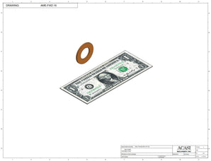 Automatic plastic and metal bottle unscrambler machine with 48 inches bowl, model TruSort-48, Part AME-FWZ-16, by Acasi Machinery Inc.