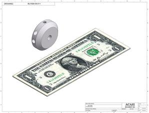 Automatic plastic and metal bottle unscrambler machine with 48 inches bowl model TruSort-48, Part BU7000-05-011, by Acasi Machinery Inc.