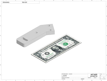 Automatic plastic and metal bottle unscrambler machine with 60 inches bowl, model TruSort-60, Part 564-020, by Acasi Machinery Inc.