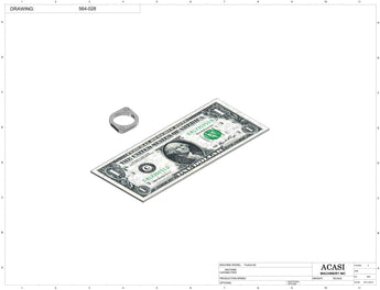 Automatic plastic and metal bottle unscrambler machine with 60 inches bowl, model TruSort-60, Part 564-028, by Acasi Machinery Inc.