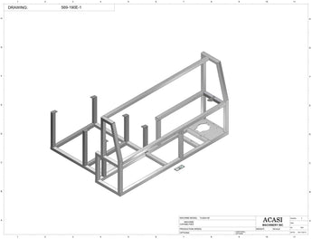 Automatic plastic and metal bottle unscrambler machine with 60 inches bowl, model TruSort-60, Part 569-190E-1, by Acasi Machinery Inc.
