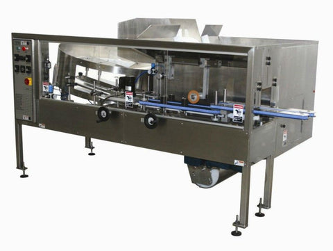 Automatic plastic and metal bottle unscrambler machinewith 48 inches bowl, model BU7100, by Acasi Machinery Inc.