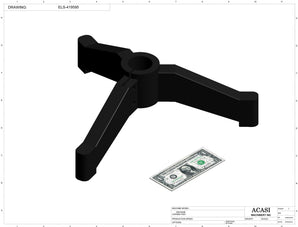 Automatic variable speed power straight bottle Conveyor, Component ELS-419595, by Acasi Machinery Inc.