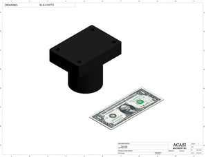 Automatic variable speed power straight bottle Conveyor, Component ELS-419773, by Acasi Machinery Inc.