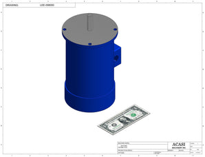 Automatic variable speed power straight bottle Conveyor, Component LEE-098000, by Acasi Machinery Inc.