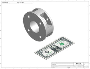 Automatic variable speed power straight bottle conveyor, Component LEE-G175210 , by Acasi Machinery Inc.
