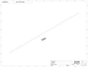 Automatic variable speed power straight bottle Conveyor, Component SLI-210101C500, by Acasi Machinery Inc.
