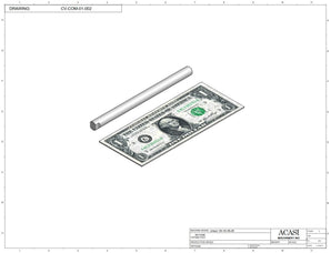 Automatic variable speed power straight bottle Conveyor, Parts CV-COM-01-002, by Acasi Machinery Inc.