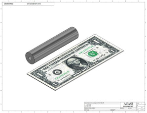 Automatic variable speed power straight bottle Conveyor, Parts CV-COM-01-010, by Acasi Machinery Inc.