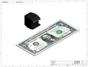 Automatic variable speed power straight bottle conveyor, Component Component LTP-ACA-001, by Acasi Machinery Inc.