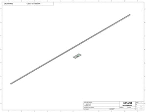 Automatic  variable speed power straight, curve and custom bottle sanitary conveyor, Parts CSG-CV200-04  by Acasi Machinery Inc., 