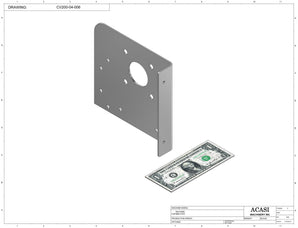 Automatic  variable speed power straight, curve and custom bottle sanitary conveyor, Parts CV200-04-006 by Acasi Machinery Inc., 